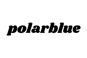 Logo de Polar Blue en Plaza las Américas